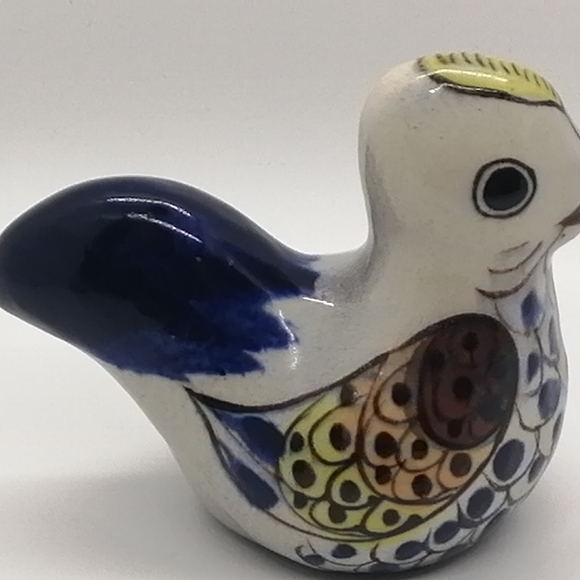 VTG Guatemalan bird figurine, signed by the artist - Picture 11 of 16